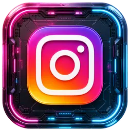 Instagram cyber icon