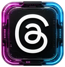 Threads cyber icon